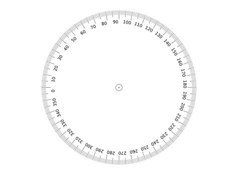 360 Degree Png Pix For Printable Protractor 360 Degrees Circle