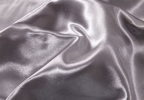 Luxurious Glossy Imitated Silk Fabric Pure Gray Duvet Cover Etsy