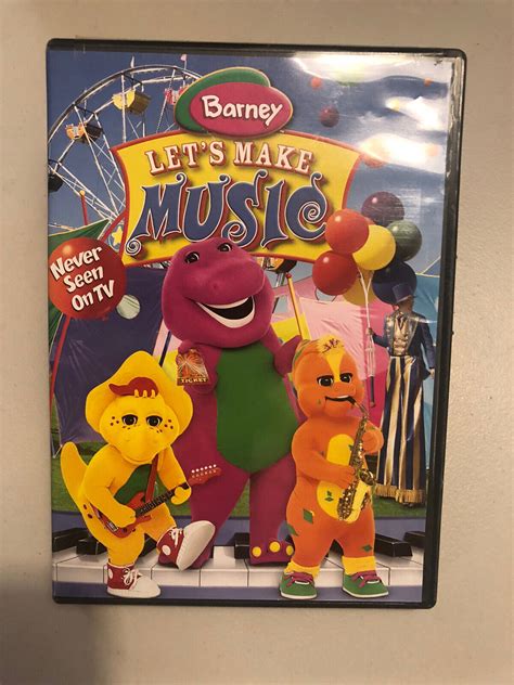 Barney Lets Make Music Dvd Free Shipping Ebay