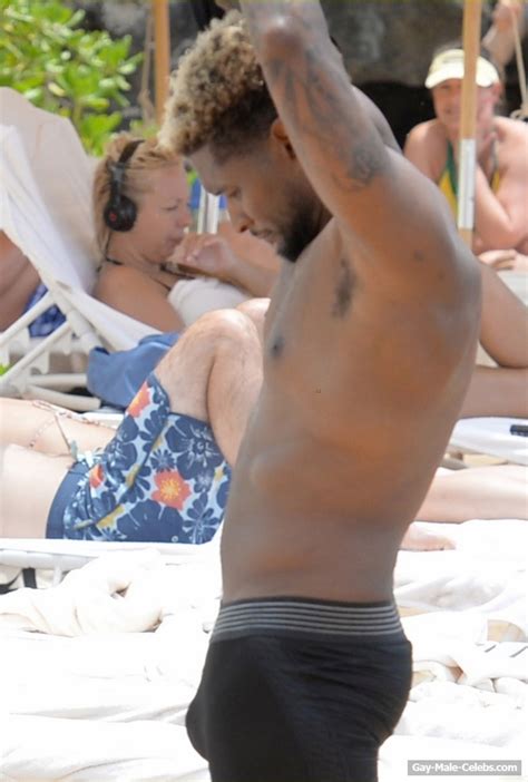 Usher Paparazzi Seriously Bulge Beach Photos The Men Men
