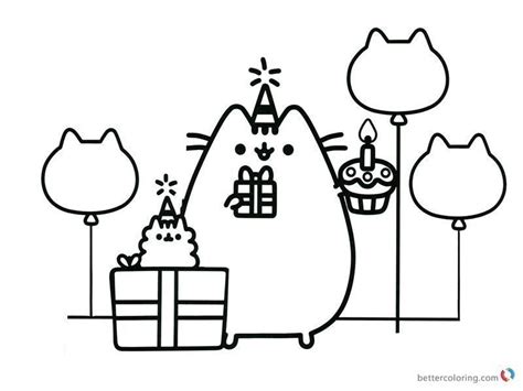 Get These Pusheen Coloring Pages And Have Fun With It Free Coloring