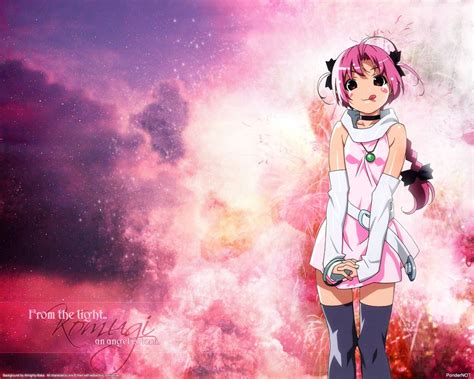 Wallpaper Illustration Anime Pink Space Suit Cute Girl Posture Tongue Screenshot