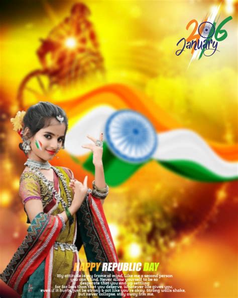 Republic Day 26 January Editing Background With Girl For Picsart