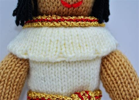 Египетский узор спицами | egyptian knitting pattern. Egyptian Princess Doll Knitting Pattern Knitting pattern ...