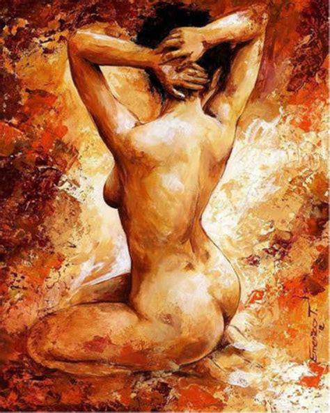 100 Hand Painted Sexy Nude Girl Oil Painting Bedroom Wall Painting On