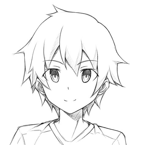 Let's see how to draw eyes in manga. Anime Boy Drawing How To Draw An Anime Boy Face Draw Anime ...