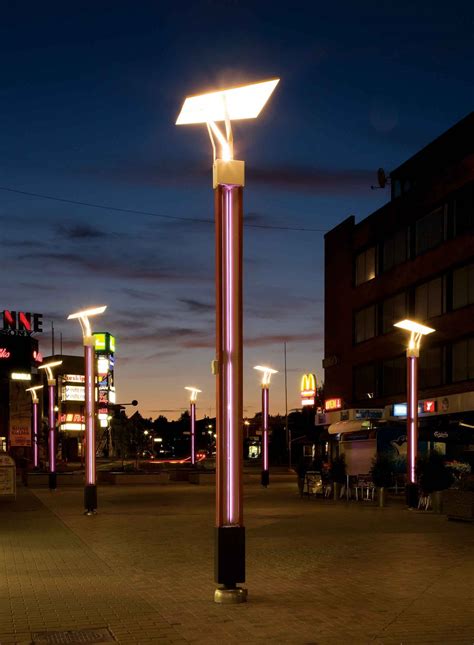 Lamp Pole Design Rovaniemi Pedestrian Street Street Light