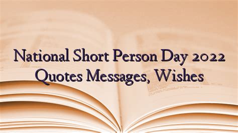 National Short Person Day 2022 Quotes Messages Wishes Technewztop
