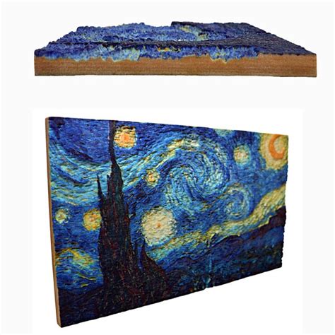 Shop Vincent Van Gogh Starry Night 3d Printed Art Free Shipping