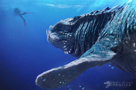 Artstation Leviadon Sea Monster Kurtis Dawe Sea Monsters Giant