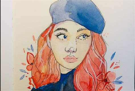 Watercolor Portrait Skillshare Student Project