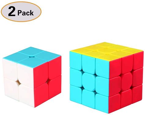 Rubiks Cube Set Speed Cube 3x3 Stickerless Speed Cube 2x2