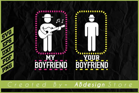 My Boyfriend Your Boyfriend Sublimation Graphic By Abdesignstore