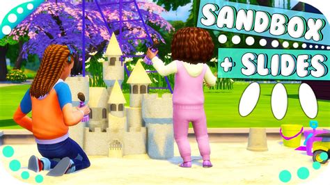 The Sims 4 Functional Sandbox Toddler Children Slide🌈🌞 Youtube