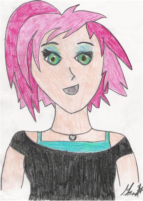 Pink Haired Girl By Paintingwords On Deviantart