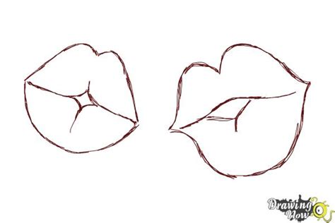 Pout Lips Drawing Lipstutorial Org