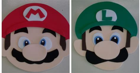 Moldes Para Hacer Mario Bros En Foami Figuras Mario Bros Fomi Fomy