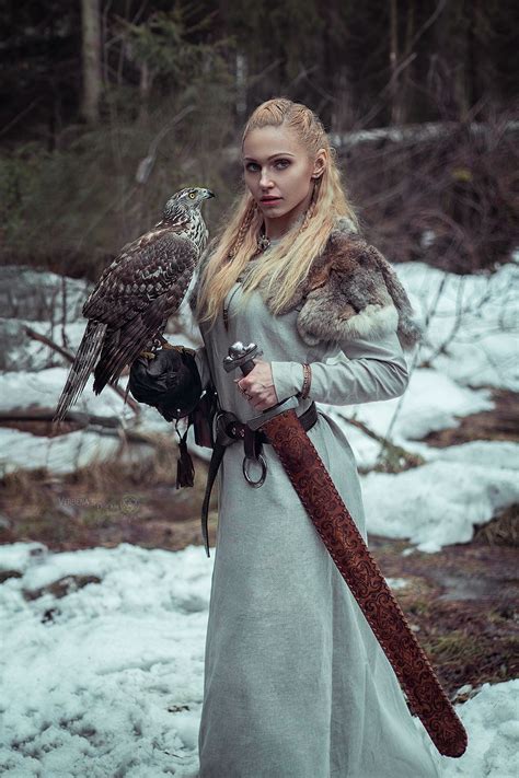 lagertha viking cosplay nordic scandinavian hawk valkyrie viking warrior woman viking queen