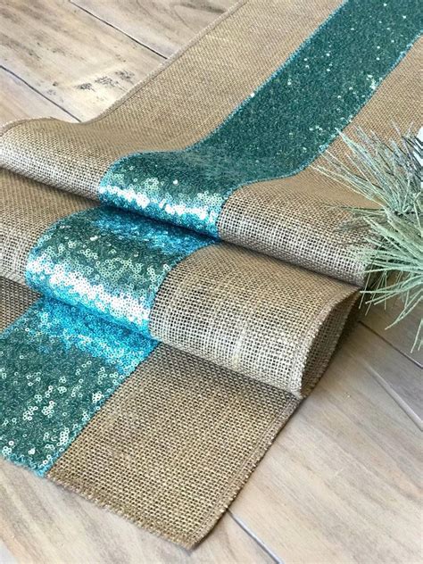 Sequin Table Runner Table Runner And Placemats Burlap Table Runners