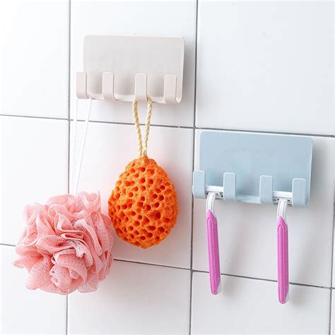 1pc Hooks For Hanging Seamless Self Adhesive Wall Hangers Hook Kitchen