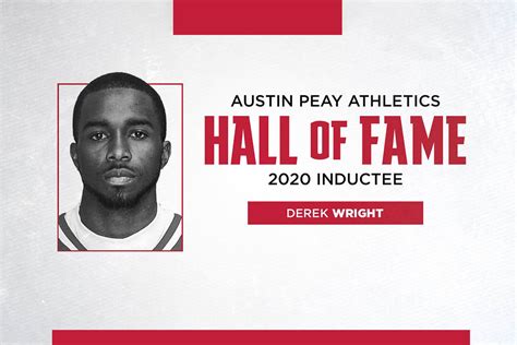 Austin Peay State University Athletics Hall Of Fame Inductee Derek Wright Apsu Sports