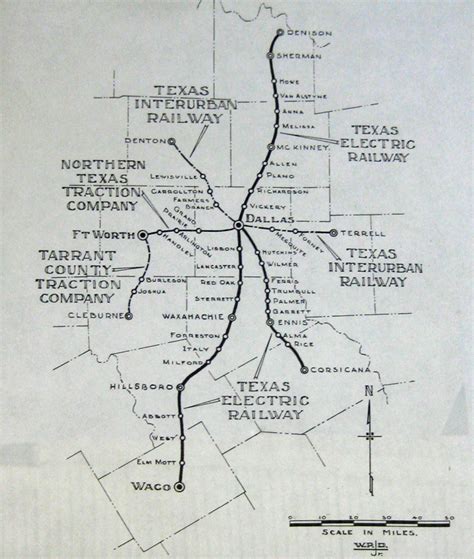 Interurban Electric Railway Hill County Texas