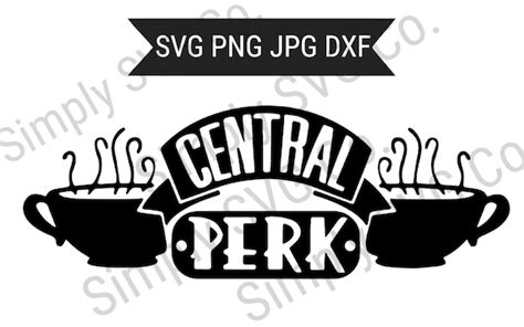 Central Perk Svg Friends Svg Clip Art Friends Tv Show Etsy Uk