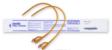 Bardia Foley Catheter 2 Way Standard Tip 30 Cc Balloon Silicone Coated