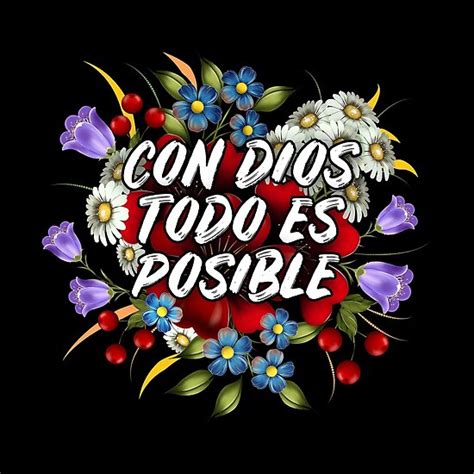 Christian T Con Dios Todo Es Posible Poster By Fdst Shirts