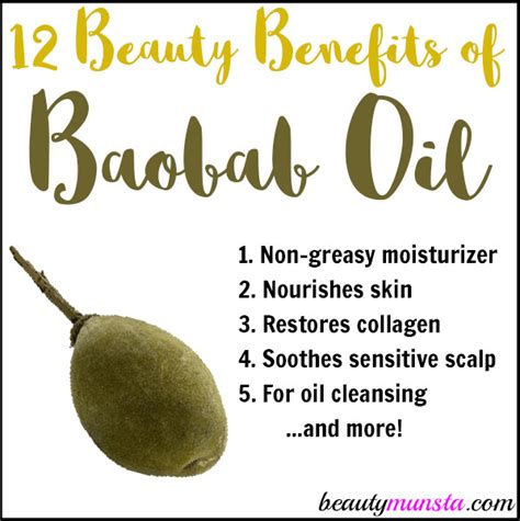 Baobab oil, also known as baobab seed oil, has a number of amazing benefits for skin and hair. 12 Beauty Benefits of Baobab Oil for Skin & Hair ...