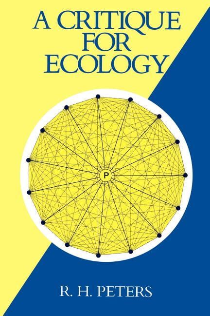 A Critique For Ecology Paperback