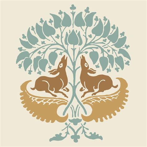 Vintage Nature Emblem With Deer Trees And Foliage 12257133 Vector