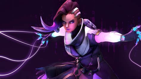 Download Wallpaper 1600x900 Sombra Video Game Overwatch Art 169