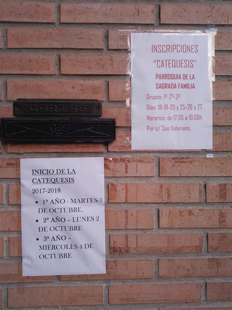 A partir de hoy, 16 de octubre, comienzan en nuestra parroquia las charlas iniciales del camino neocatecumenal. TABLÓN DE ANUNCIOS