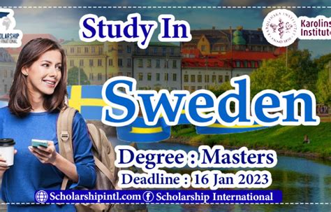 Karolinska Institutet Global Masters Scholarships 2023 In Sweden