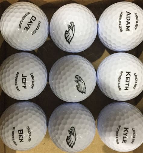 customized golf ball with your text logo or image t etsy