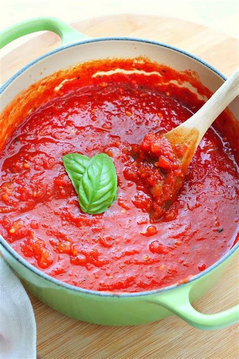Marinara Sauce Recipe Tomato Paste Image Of Food Recipe