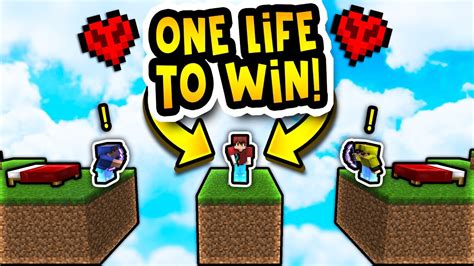 One Life Challenge Minecraft Bed Wars Youtube