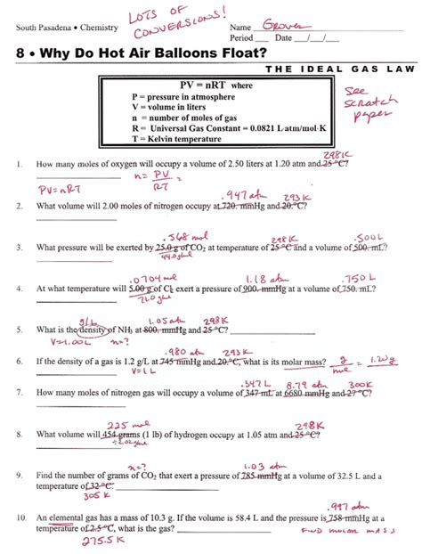 You can always come back for ideal gas equation worksheet because we update all the latest coupons and special deals weekly. 32 Ideal Gas Law Worksheet Answer Key - Free Worksheet Spreadsheet