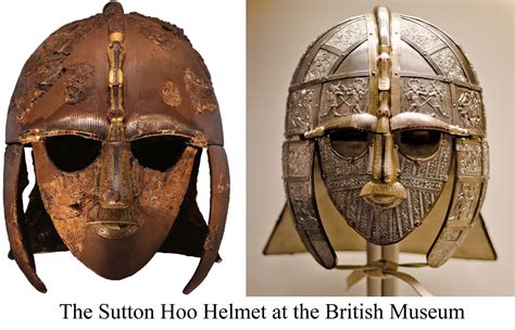 The Sutton Hoo Helmet At The British Museum Novus Laurus Cultural