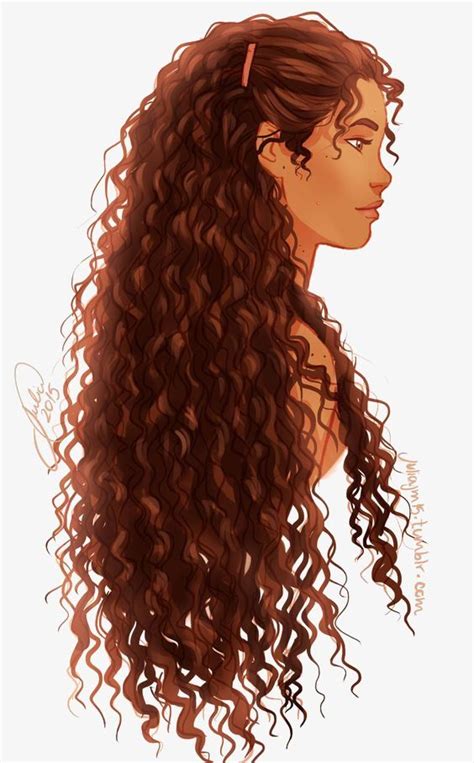 Curly Hair Girl In 2020 Curly Hair Drawing Curly Hair
