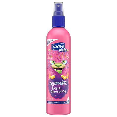 Suave Kids Berry Awesome Frizz Control Detangler Hair Spray 10 Fl Oz