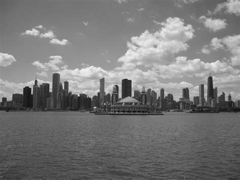Chicago Skyline Navy Pier Clg Chicago Skyline New York Skyline Navy