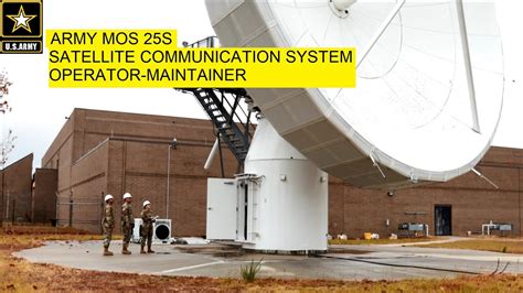 Army Communications 25s Satellite Communication Systems Operator