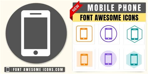 Font Awesome Mobile Phone Icon