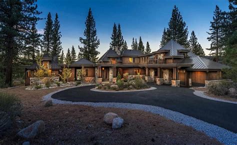 4995 Million Newly Built Wood And Stone Home In Truckee Ca Homes Of