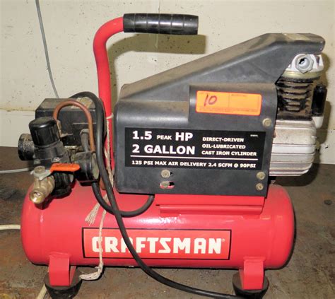 Craftsman 2 Gallon Air Compressor Powers On See Video Oahu Auctions