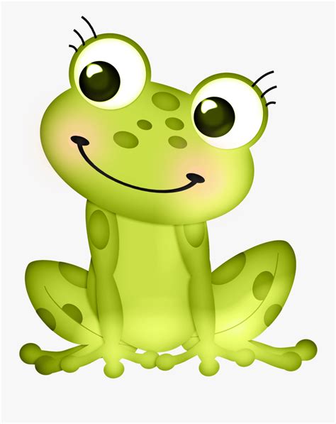 Transparent Kawaii Cute Frog Cute Green Frog Cartoon Illustration
