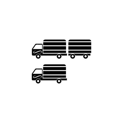Premium Vector Truck Icon Ilustration Vector Template