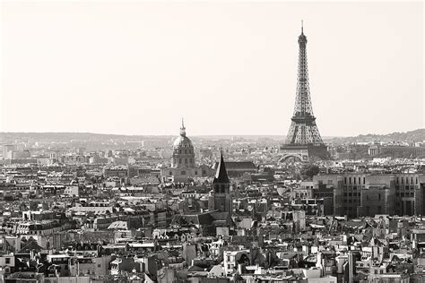 Black And White Paris Photography Wallpaper